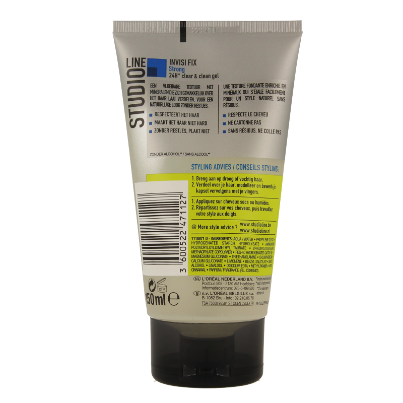 Studio Line Studio line invisible fix gel strong 150 Milliliter