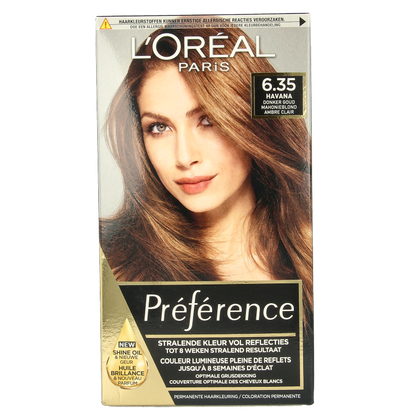 Preference 6.35 Havana donker goud mahonieblond  1 Set