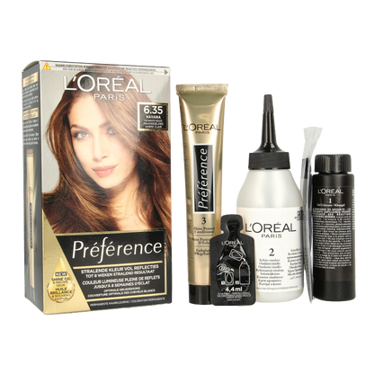 Preference 6.35 Havana donker goud mahonieblond  1 Set