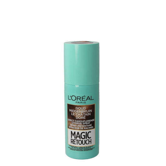 Magic Retouch Magic retouch goud midden bruin spray 75 Milliliter