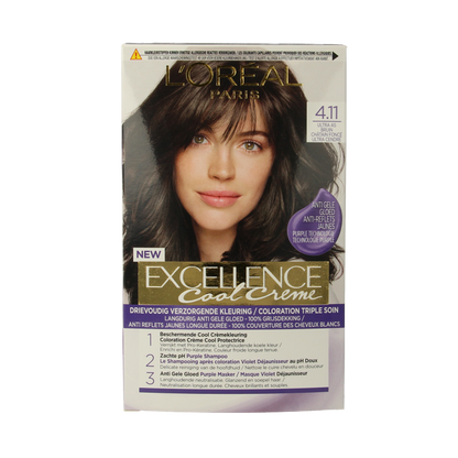 Excellence Cool creme 4.11 ultra asbruin 1 Stuks