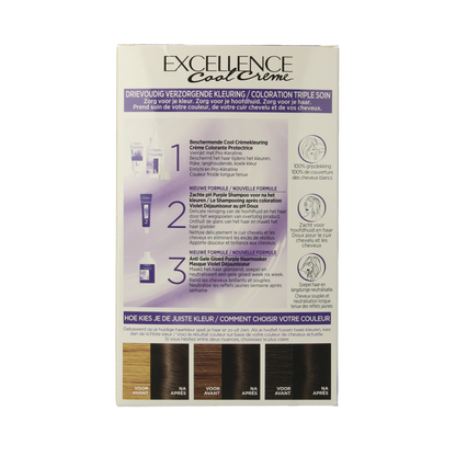 Excellence Cool creme 4.11 ultra asbruin 1 Stuks
