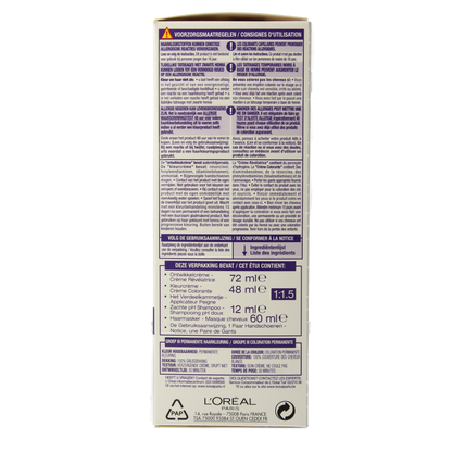 Excellence Cool creme 5.11 ultra as lichtbruin 1 Sachets