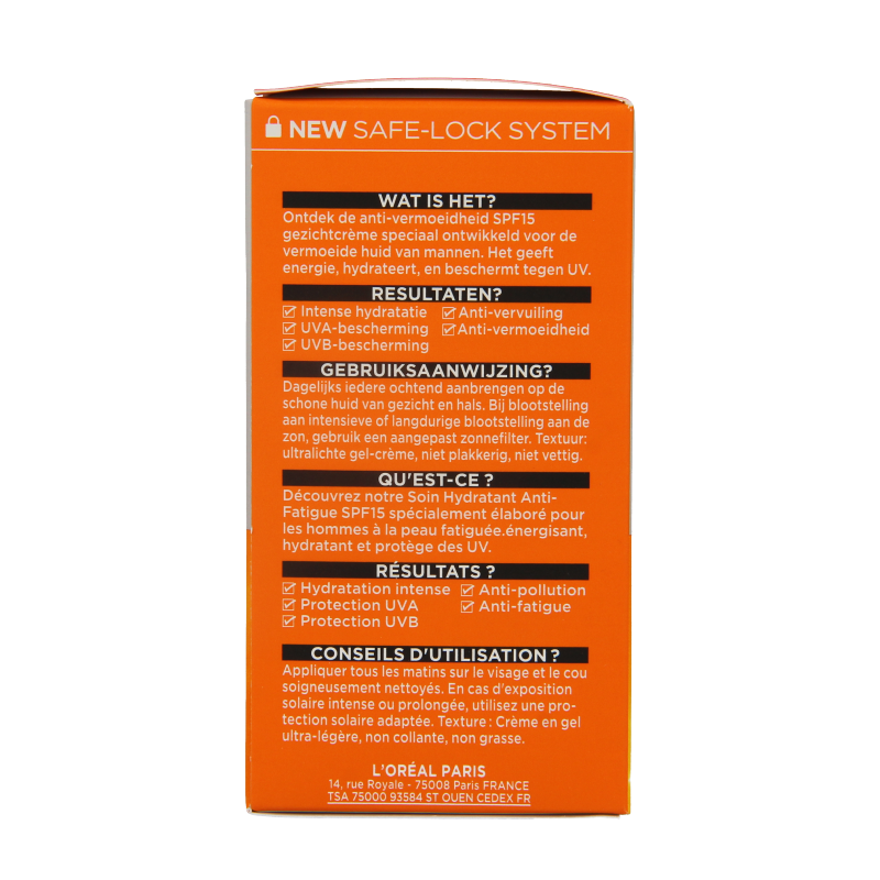 Men Expert Hydra energetic hydraterende gezichtscreme SPF15 50 Milliliter