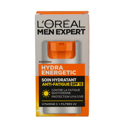 Men Expert Hydra energetic hydraterende gezichtscreme SPF15 50 Milliliter