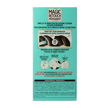 Magic Retouch Permanente haarkleuring nr 3 donkerbruin 1 Stuks