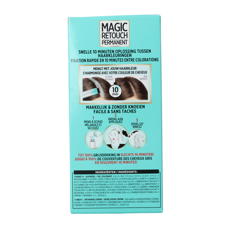 Magic Retouch Permanente haarkleuring nr 5 lichtbruin 1 Stuks