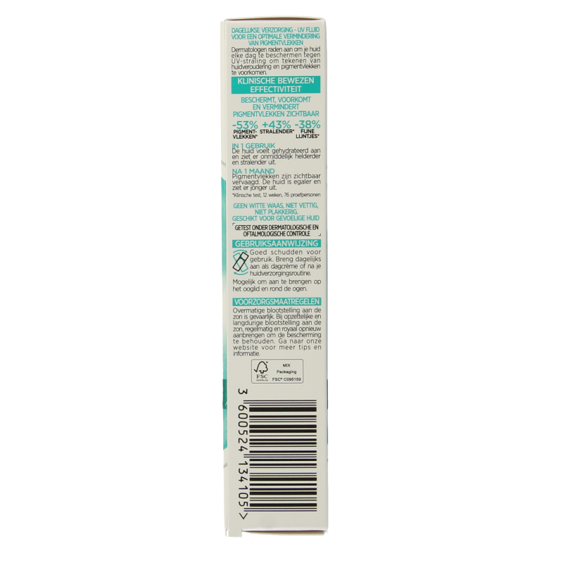 L'Oreal Paris Bright reveal dark spot UV fluid SPF50+ 50 Milliliter