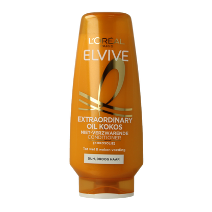 Elvive Conditioner extra oil fijne kokosolie 250 Milliliter