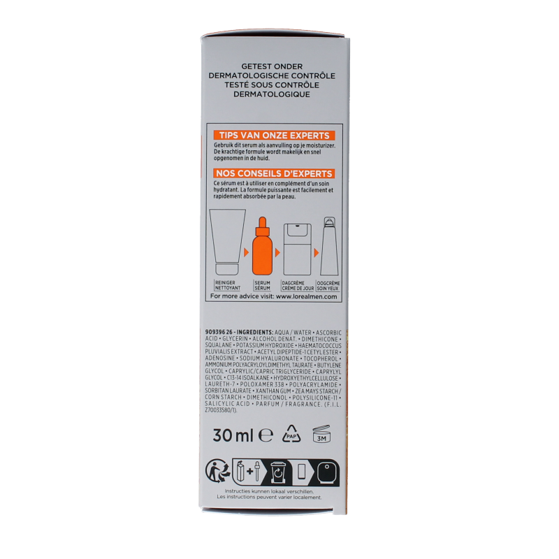 L'Oreal Paris Men expert hydra energetic serum vit C 30 Milliliter
