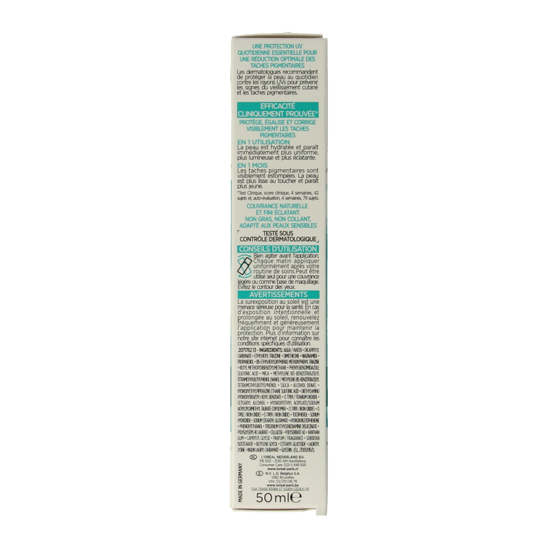 L'Oréal Paris Bright reveal tinted fluid medium 50 Milliliter