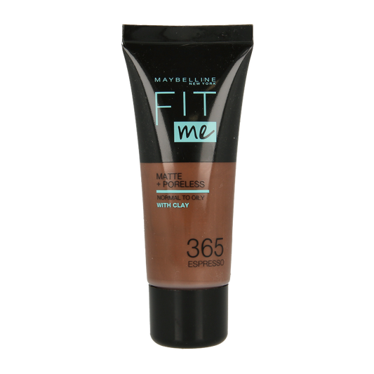 Maybelline Fit Me matte & poreless foundation 365 espresso  1 Stuks