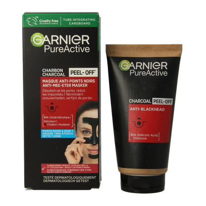 Garnier Pure active peel-off masker charcoal 50 Milliliter