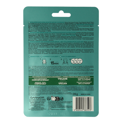 Garnier Skinact hydraterende bomb tissuemasker 1 Stuks
