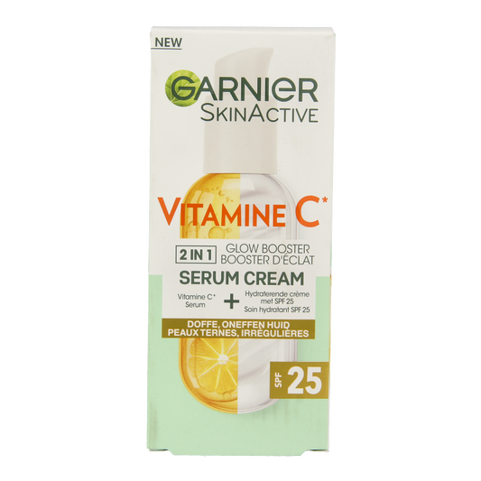 Garnier SkinActive vitamine C serum cream SPF25 50 Milliliter