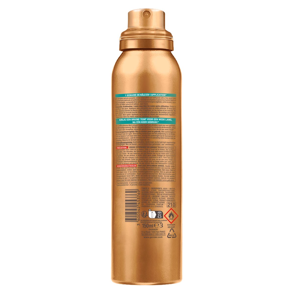 Ambre Solaire Zelfbruinerspray  150.00 Milliliter