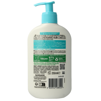 Garnier Pureactive hydraterende gezichtsreiniging 250 Milliliter