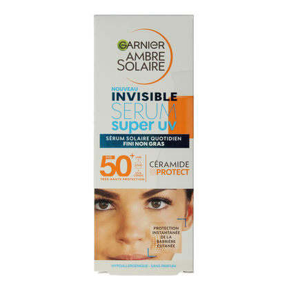 Ambre Solaire Sensitive face serum SPF50+ 30 Milliliter