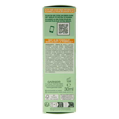 Garnier SkinActiv VitC anti-dark spot serum 30 Milliliter
