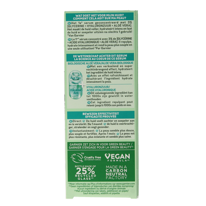 Garnier SkinActive serum hyaluronzuur aloe vera 30 Milliliter