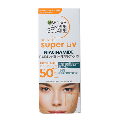 Ambre Solaire Fluid niacinamide super UV SPF50+ 40 Milliliter