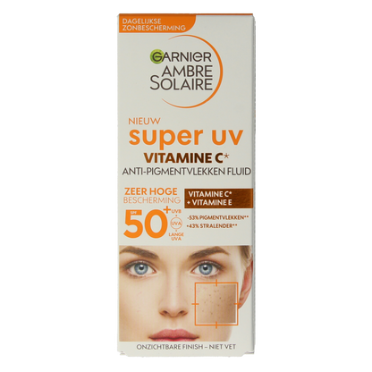 Ambre Solaire Fluid vitamine C super UV SPF50+ 40.00 Milliliter