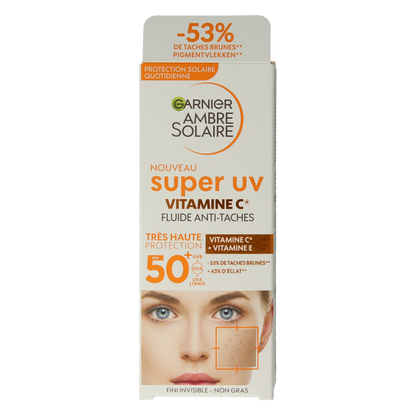Ambre Solaire Fluid vitamine C super UV SPF50+ 40 Milliliter