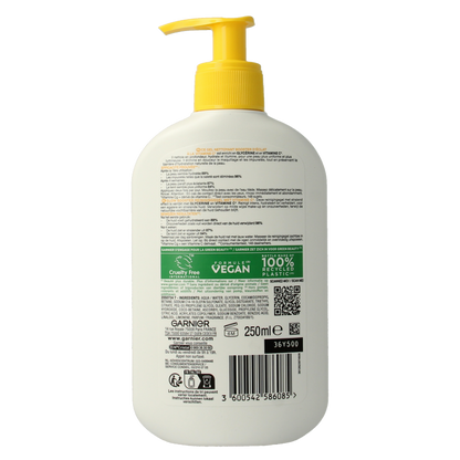 Garnier Skinactive vitc glow reinigingsgel 250 Milliliter