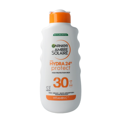 Ambre Solaire Hydraterende melk protect SPF30 175 Milliliter