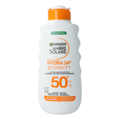 Ambre Solaire Hydraterende melk protect SPF50+ 175 Milliliter