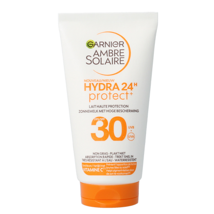 Ambre Solaire Hydraterende melk protect SPF30 50.00 Milliliter