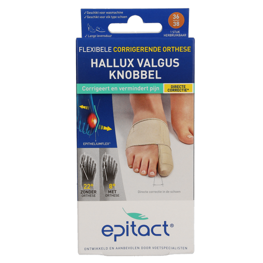 Epitact Hallux valgus corrigerende orthese maat 36/38 1 Stuks