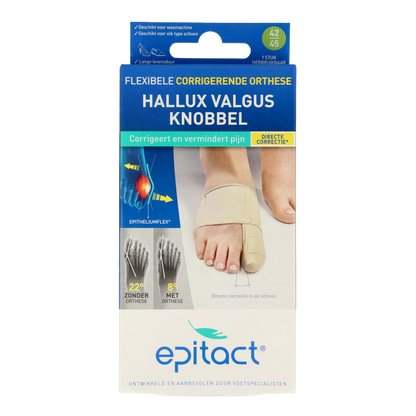 Epitact Hallux valgus corrigerende orthese maat 42/45 1 Stuks