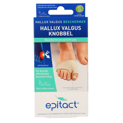 Epitact Hallux valgus knobbel beschermer maat 42/45 1 Stuks