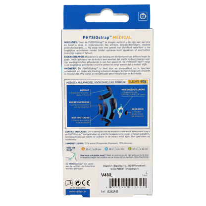 Epitact Knie medical maat L 41-44cm 1 Stuks