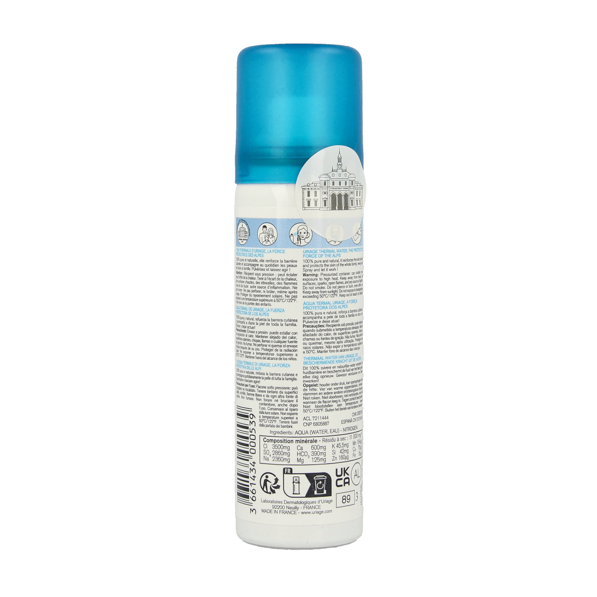 Uriage Thermaal water spray 50.00 Milliliter