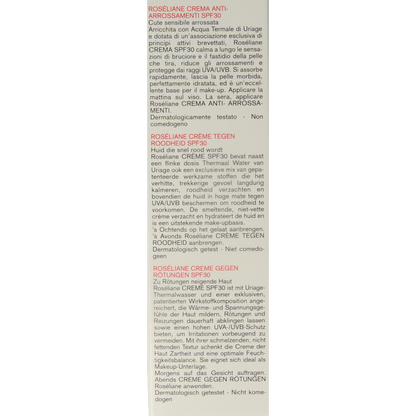 Uriage Roseliane hydraterende & bescherrmende creme SPF30 40 Milliliter