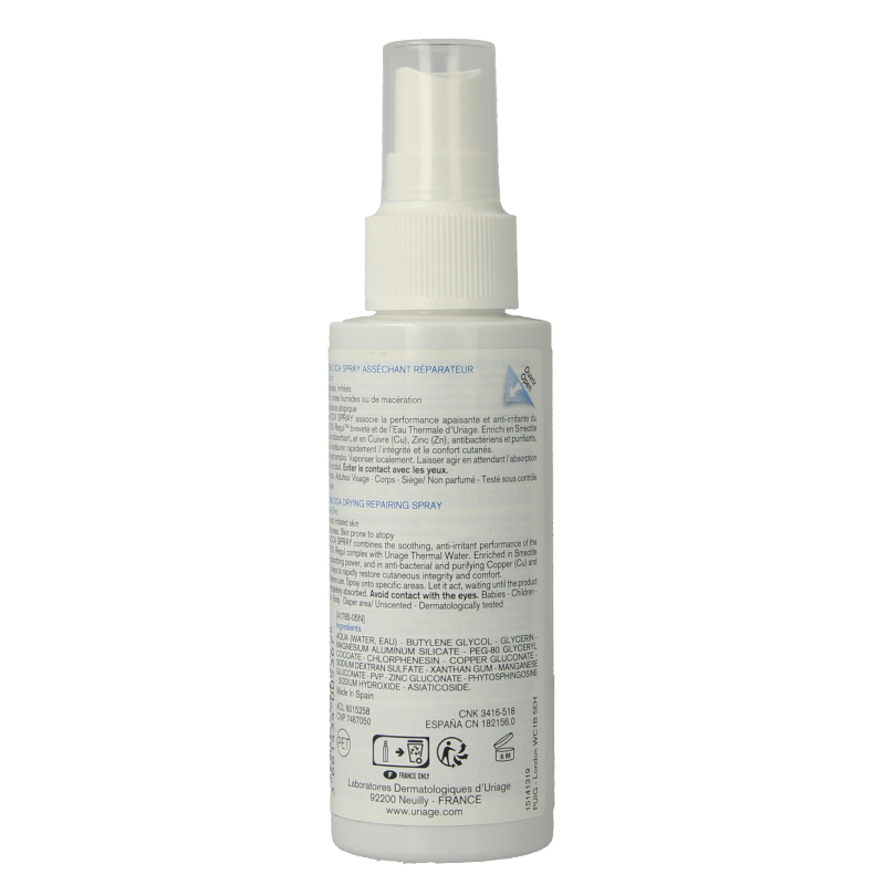 Uriage Bariederm cica spray 100 Milliliter