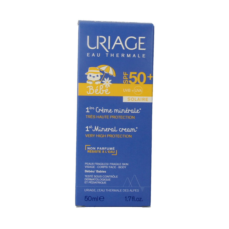 Uriage Bebe 1ere creme minerale SPF50 50 Milliliter