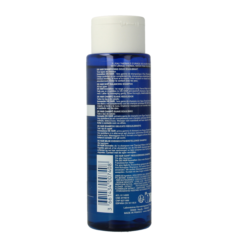 Uriage DS milde evenwichtsherstellende shampoo 200 Milliliter
