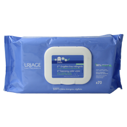 Uriage Bebe 1ere eau lingettes nettoyantes 1 Stuks