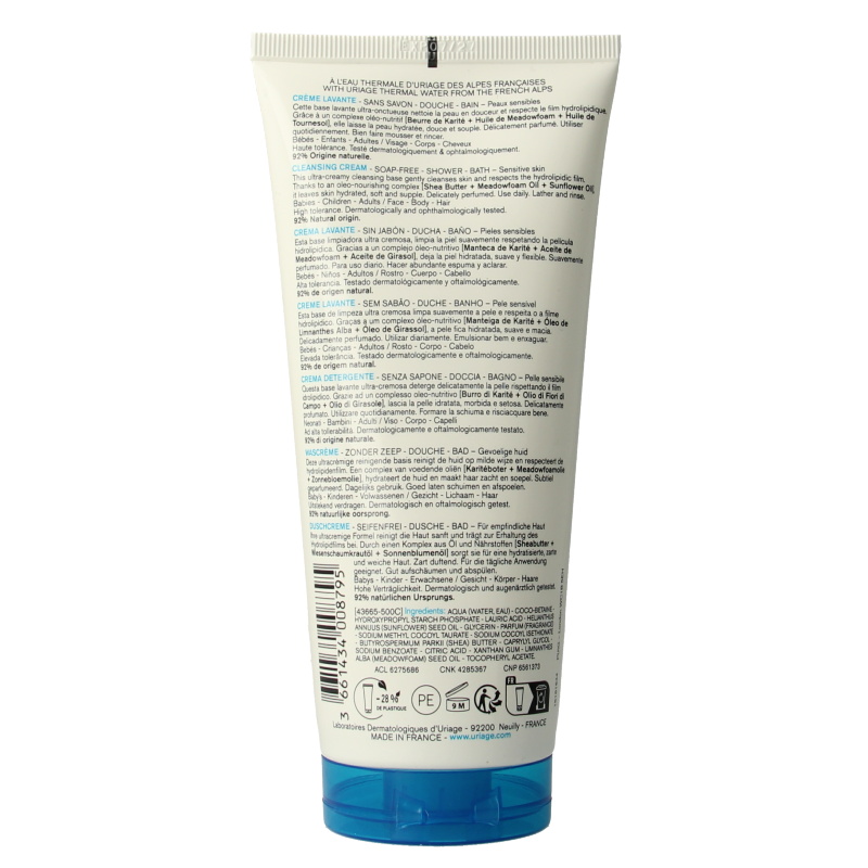 Uriage Thermaal water creme lavante 200 Milliliter