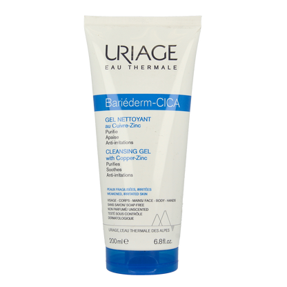 Uriage Bariederm cleansing cica gel irritated skin 200.00 Milliliter
