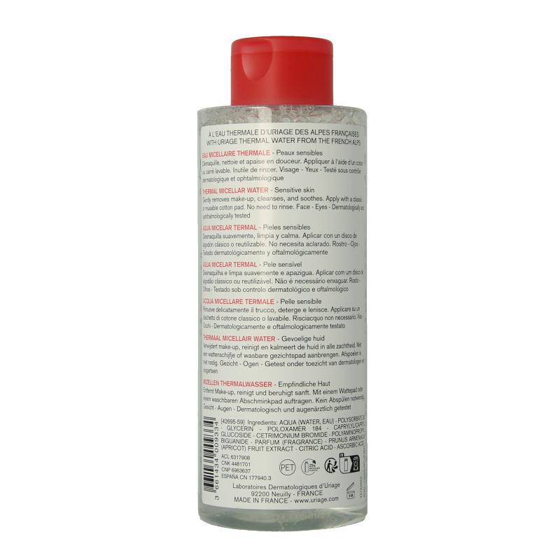 Uriage Thermaal micellairwater gevoelige  huid 500 Milliliter