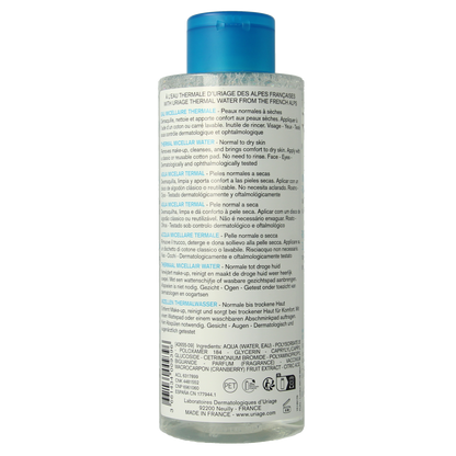 Uriage Thermal micellar water normale/droge huid 500 Milliliter