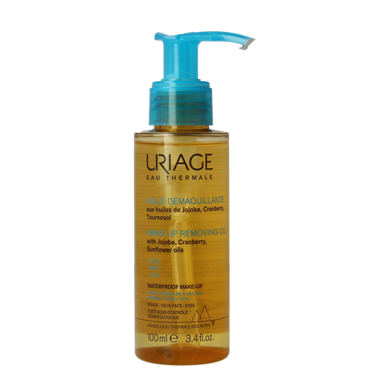 Uriage Thermaal water make-up verwijder olie 100 Milliliter