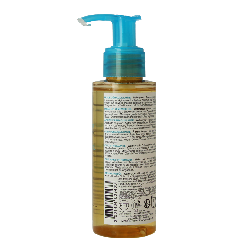 Uriage Thermaal water make-up verwijder olie 100 Milliliter