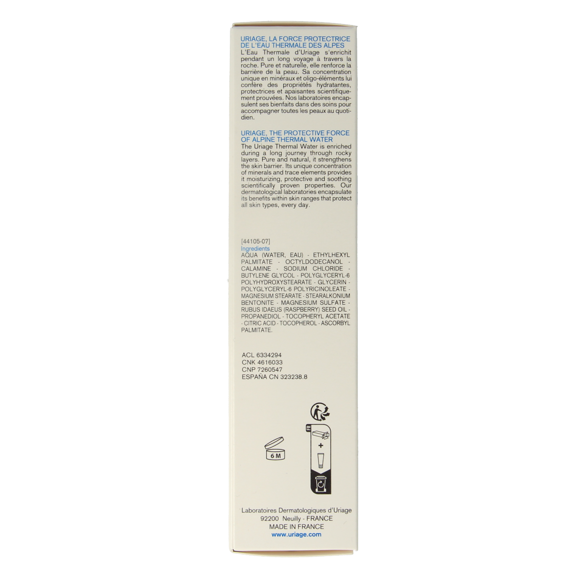 Uriage Pruriced creme 100.00 Milliliter