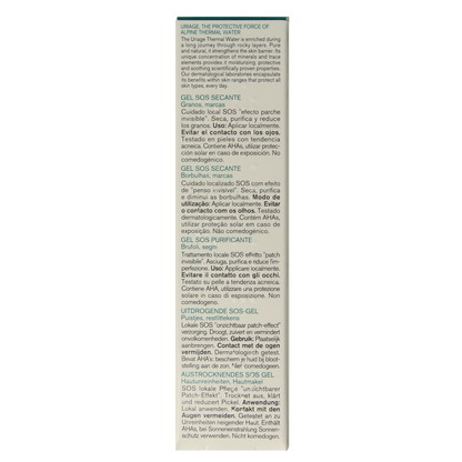 Uriage Hyseac SOS drooggel 15.00 Milliliter