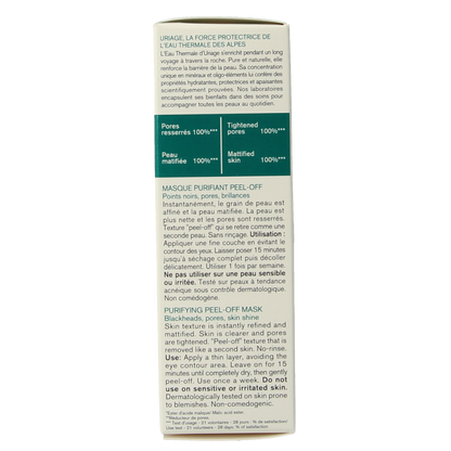 Uriage Hyseac peel off masker 50.00 Milliliter